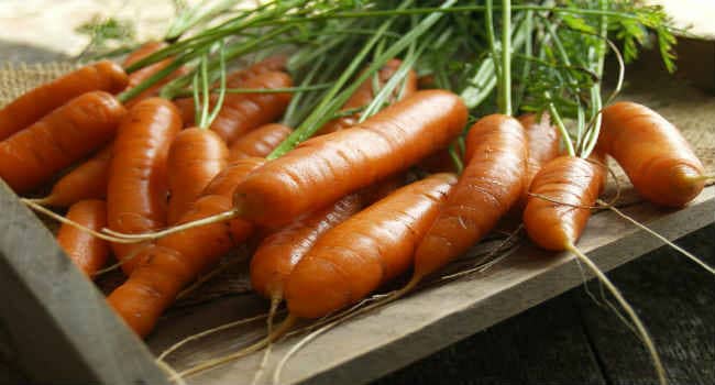 Carrots benefit harm composition calorie content