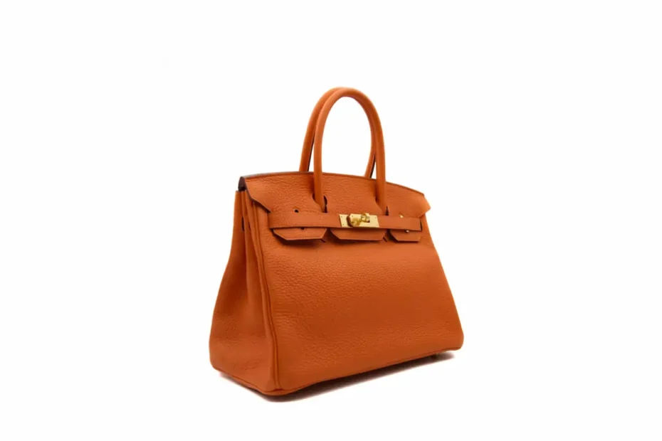 Hermès Birkin 30 Orange Taurillon Clemence – A Symbol of Timeless Luxury