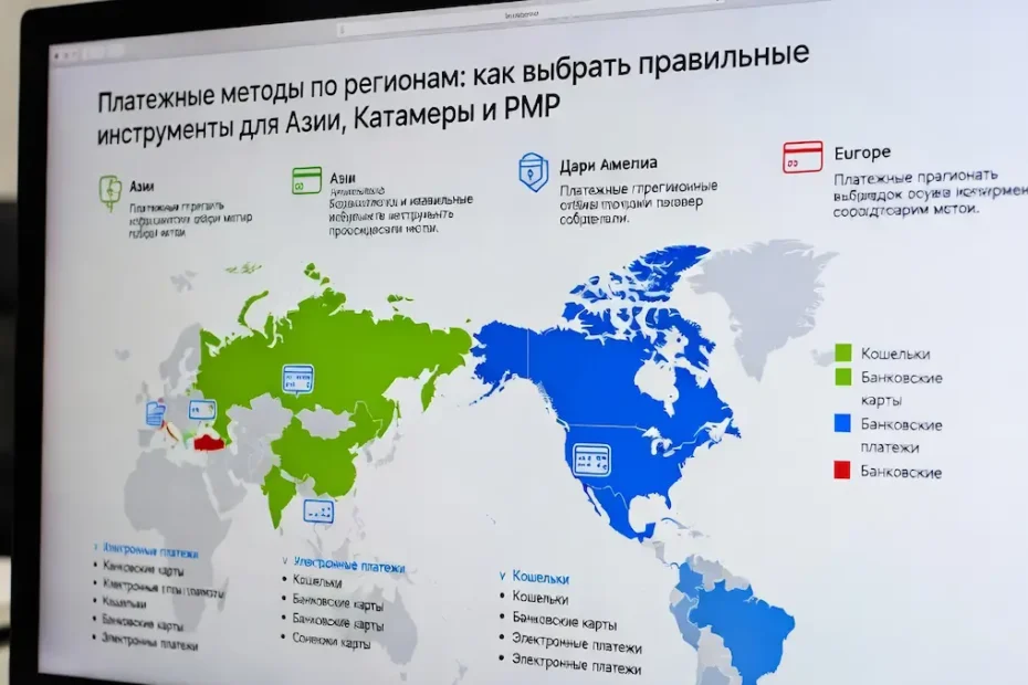 Платежные методы по регионам: как выбрать правильные инструменты для Азии, Латамеры и ЕС