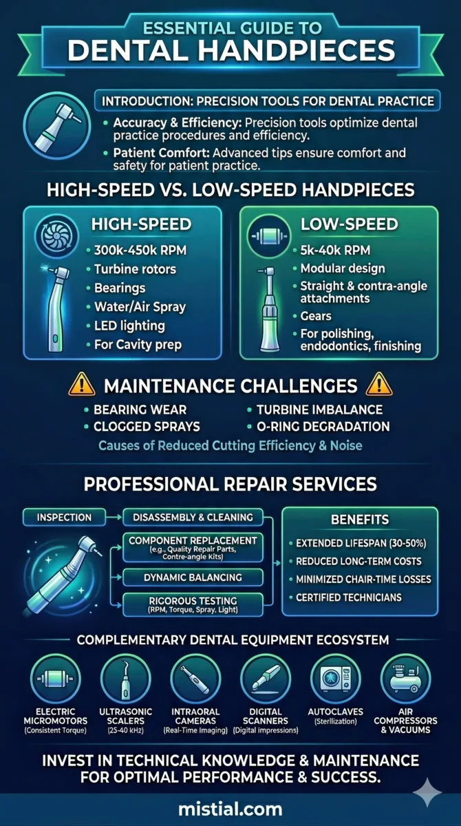 Essential Guide to Dental Handpieces: Technical Insights, Professional Repair Services, and Equipment Variations