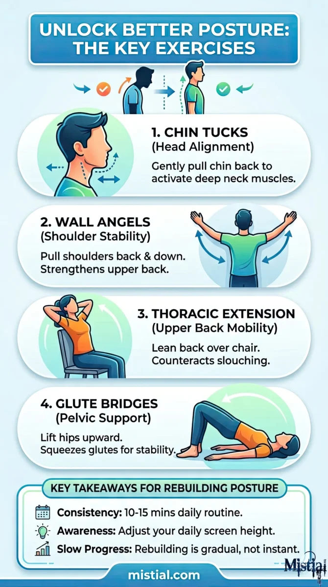 Posture Correction Exercises: How to Fix Your Posture Without Overthinking It