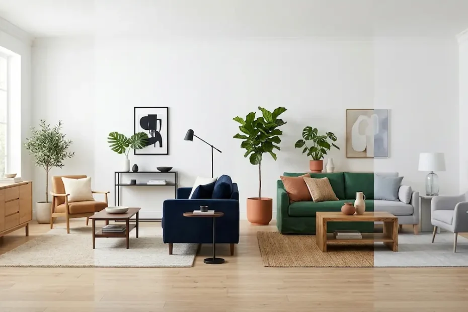 What Furniture Colours Work Best with White Walls?